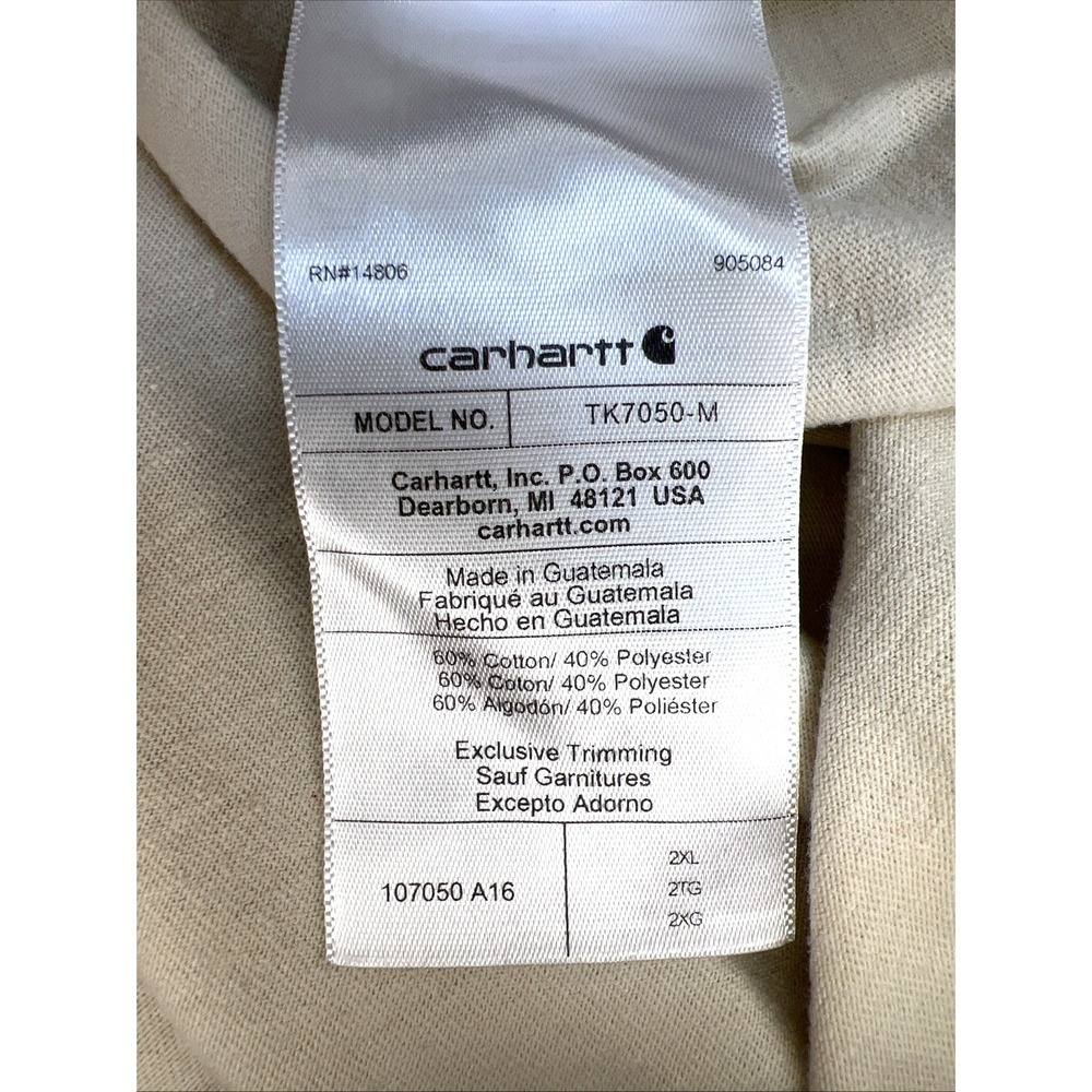 Carhartt Archive Edition Super Fab Flying Goose Tee 2XL Cream Heritage Workwear - Picture 6 of 14